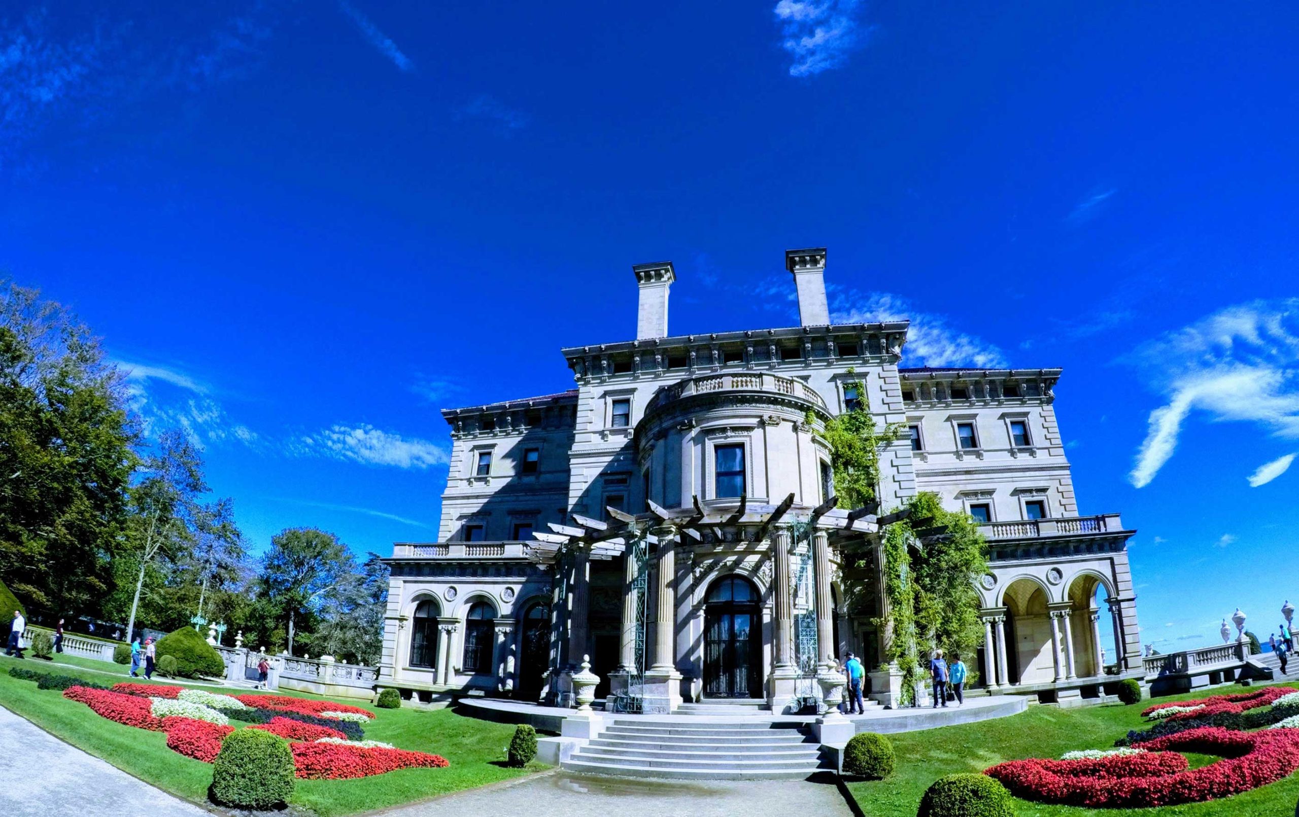 Photograph of a mansion in Newport, Rhode Island
